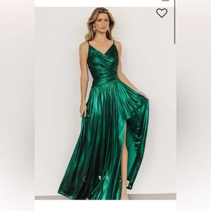 Baltic Born Agatha Metallic Tank Gown